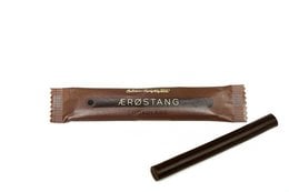 Chocolate candy bar with a dark brown color and rectangular shape.