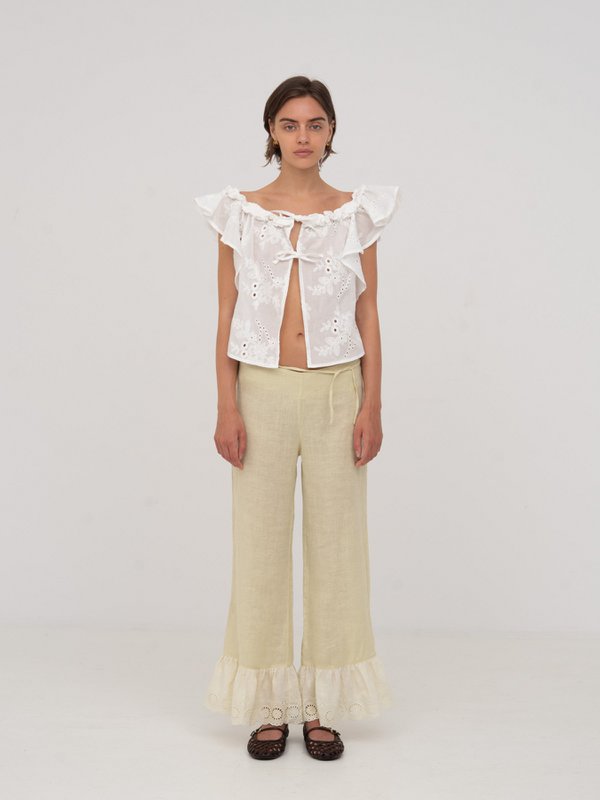 Lux witte top