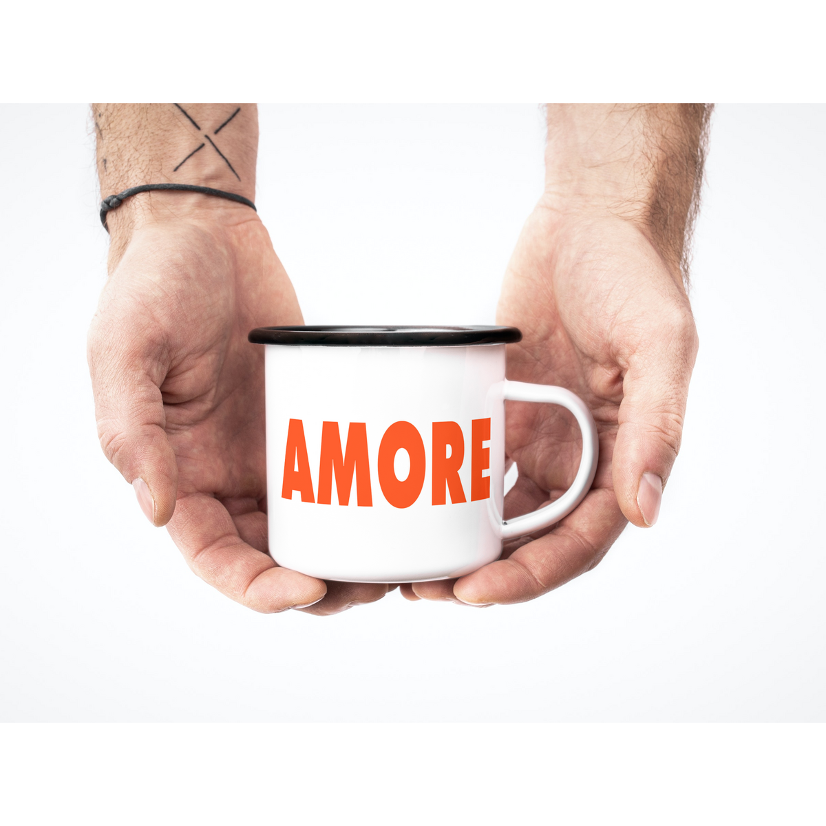 Terug Emaille-Tasses LOVE 🖤