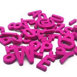 Modern magnetic letters - Unique Colors