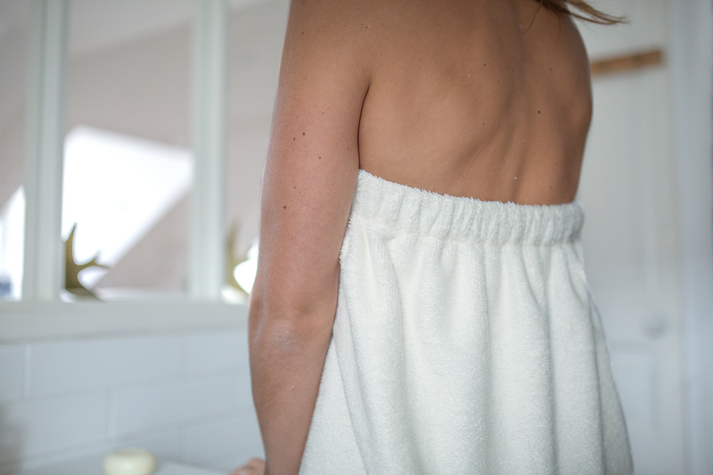 Sarong da bagno écru