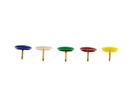 Chinchetas Kangaro capota laton plastico surtido caja 120uds