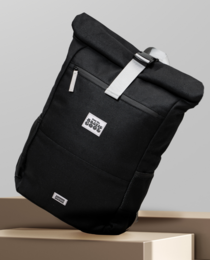 Polar Explorer - Wasserdichter Hanfrucksack Schwarz