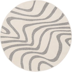 Vloerkleed rond Coco Wave 160 cm