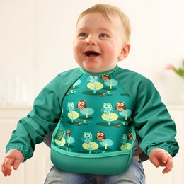 Neoprene bib with raglan sleeves owls
