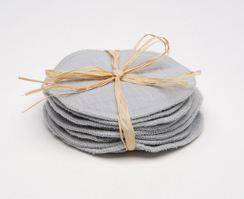 Muslin make-up removal pads (set of 10)