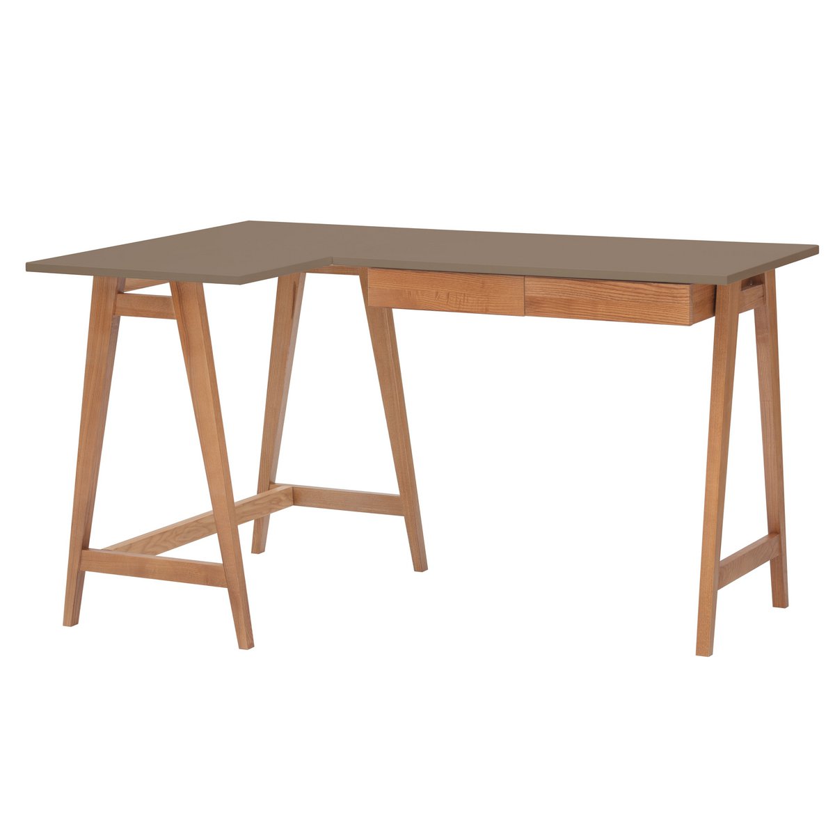 LUKA L-Shaped Desk Left/Right Handed 135x85cm