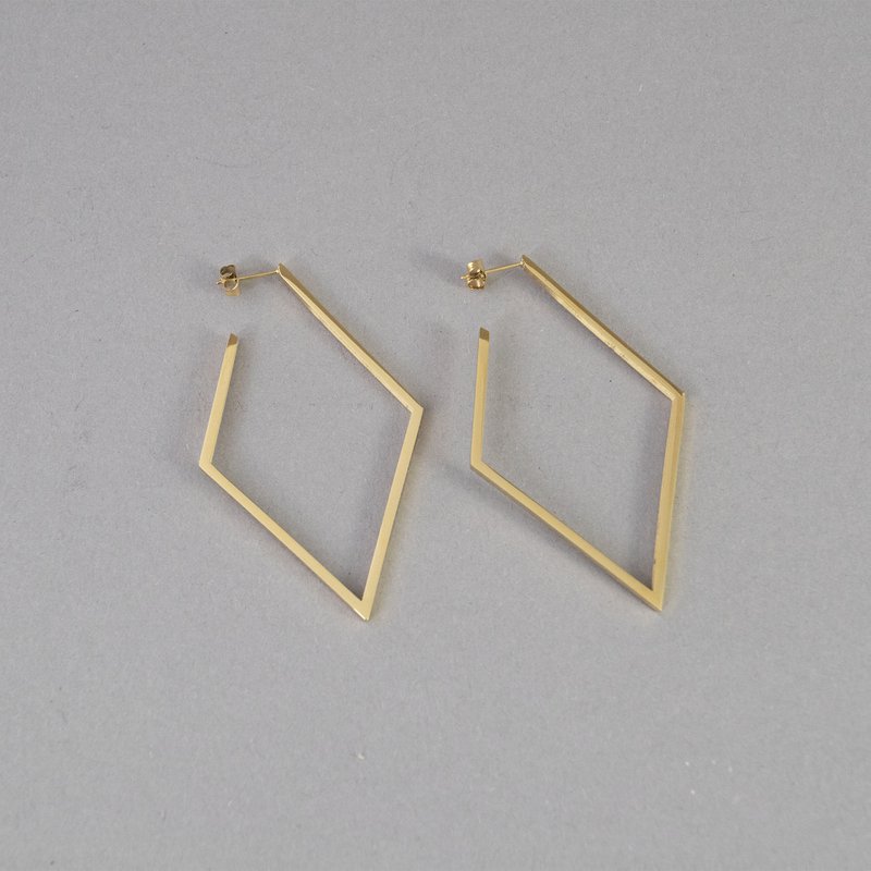 FRAME Gold Earrings