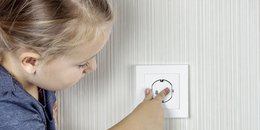 Stopcontactafdekkingen, 5 stuks, wit
