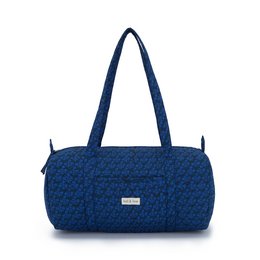 Wochenendtasche aus Bio-Baumwolle - Blaue Blume