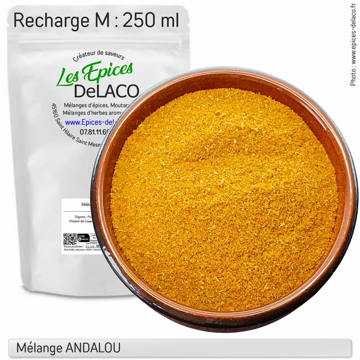 ANDALOU - mixtures of spices, herbs, aromatics