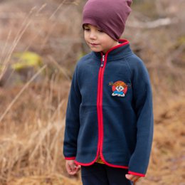 Fleecejack Pippi Langkous Navy