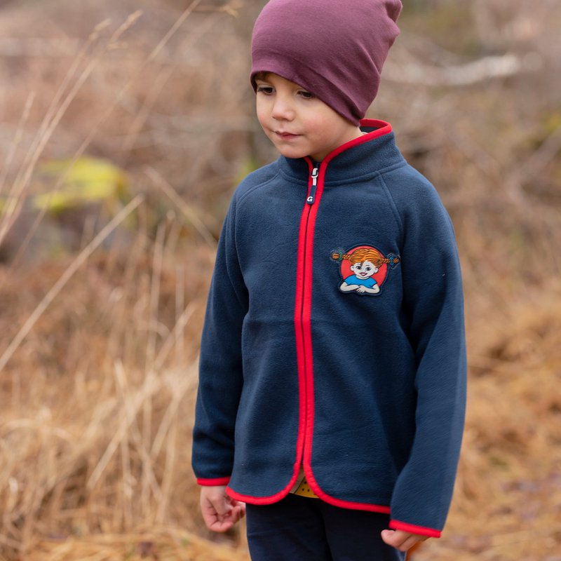 Fleecejack Pippi Langkous Navy