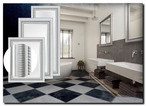 Mirror Cesarino Silver