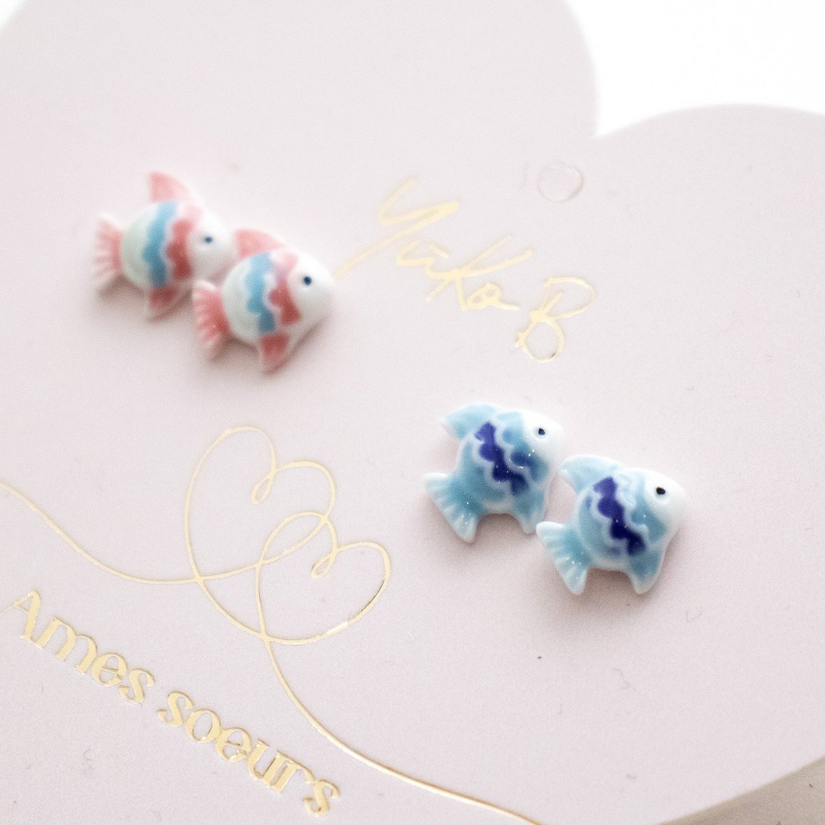 Duo Earrings - Soul Mates - Little Fish