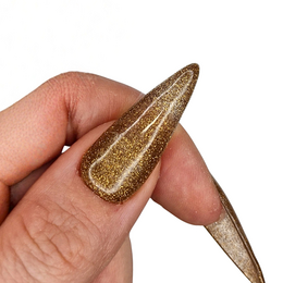 Doriana Cosmetics MAGICALLY Glittergel - Alexis Gold (Art.-Nr.: C8), 5 ml