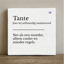 Fliser tante - 10x10 cm