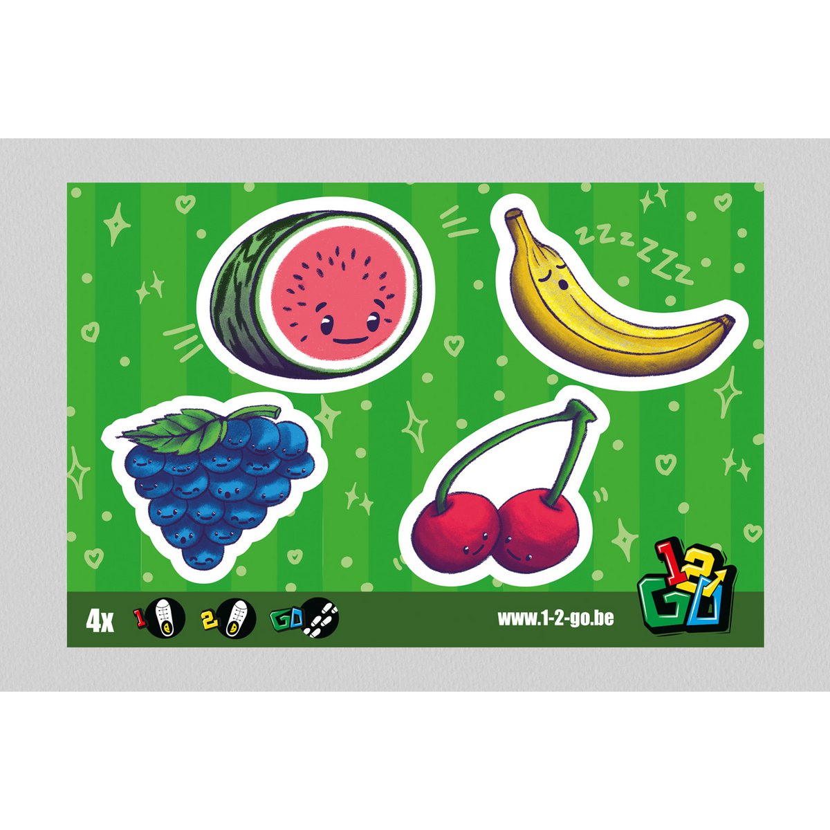 Fruitjes - Schoenstickers