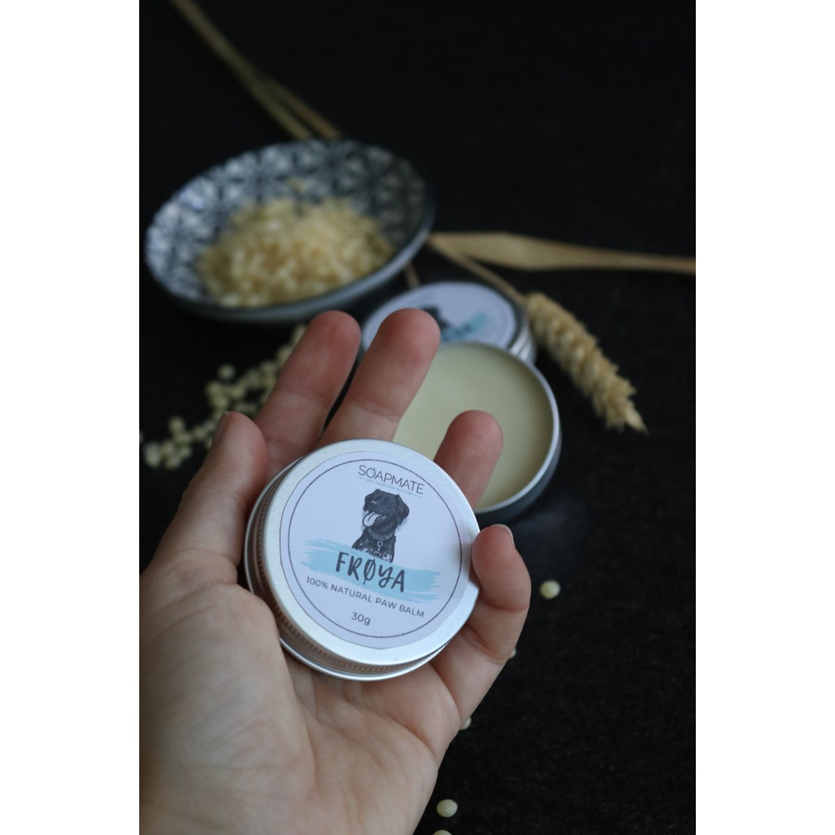 Natural Dog Paw & Nose Balm (Unscented)