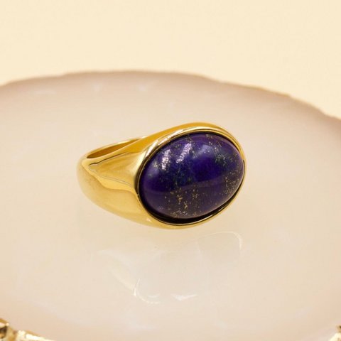 Zilli - Edelstein-Siegelring Lapislazuli