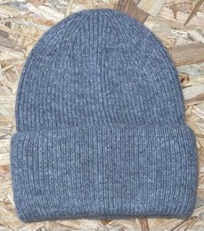 Beanie med kashmir uld