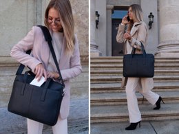 Laptop bag CAPELLA Midnight black