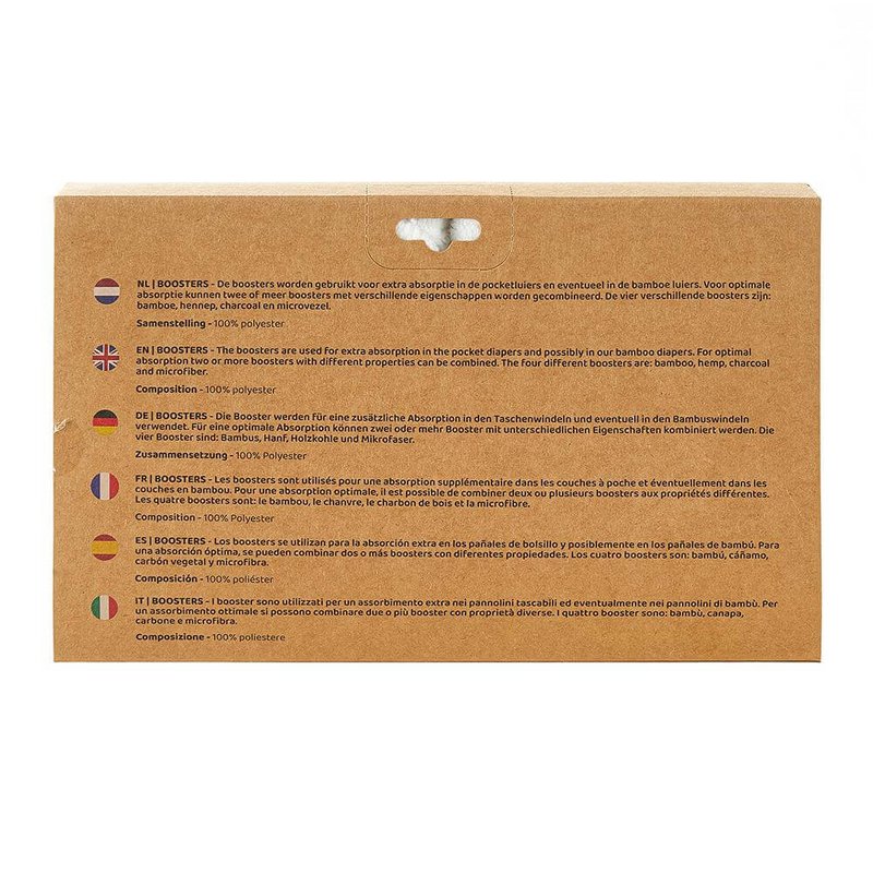 Microfibre booster set - 4 pieces