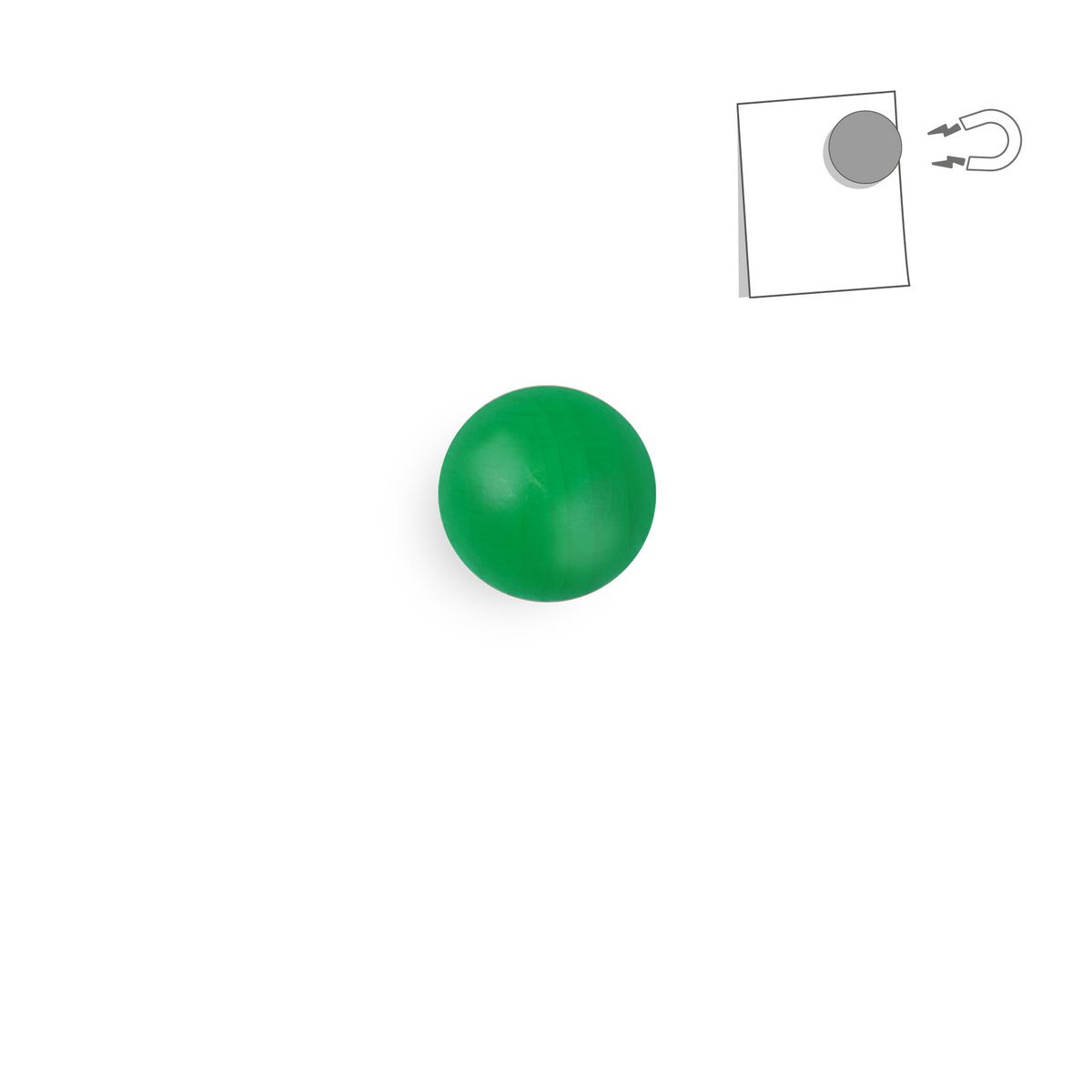 Bola magnética de madera pequeña - color