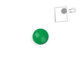 Petite boule magnétique en bois - couleur
