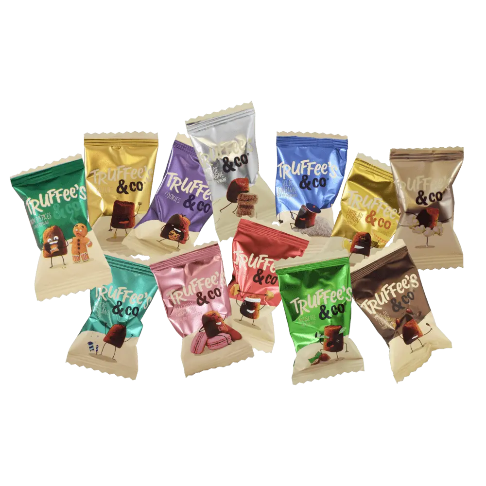 Tartufi Di Cioccolato Truffee's & Co - Confezionati Singolarmente - 1 KG