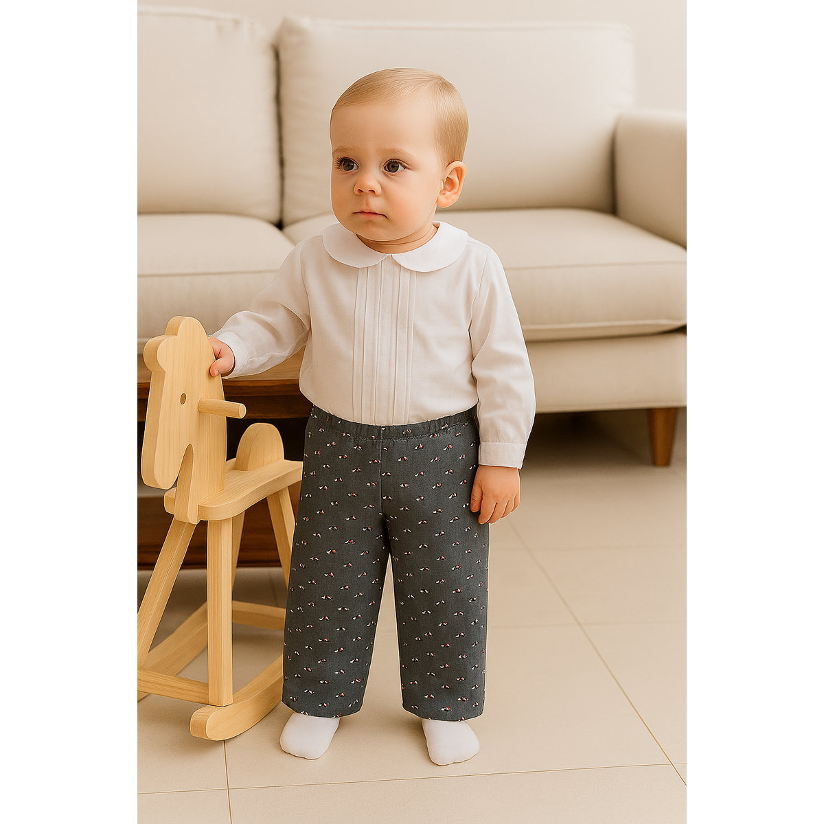 Pantalon long bébé Mickey