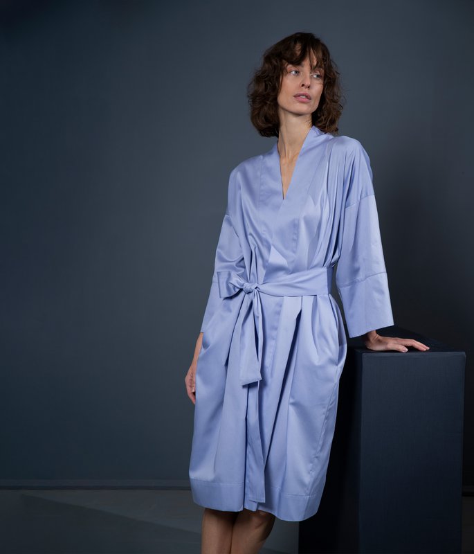 Bademantel Kimono Solid Very Peri