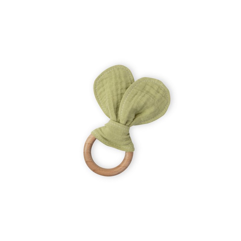 SET DOUDOU + BANDANA + Bijtring - MOD. OSO - OLIJFGROEN