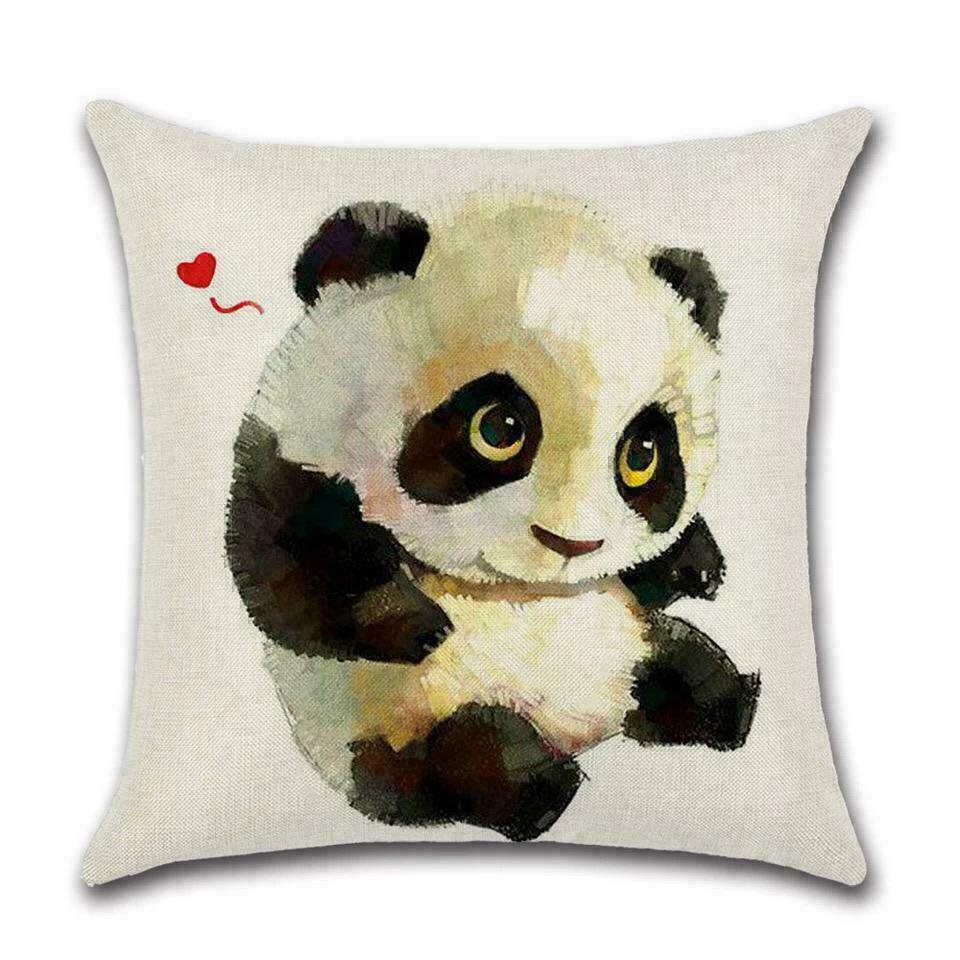 Kissenbezug Panda - Herz
