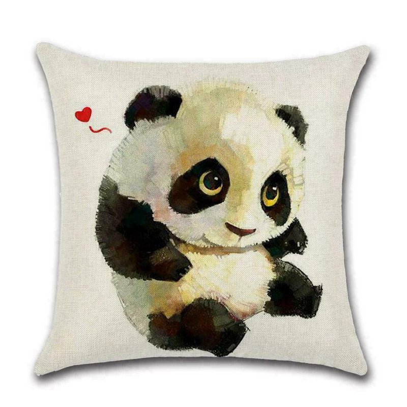 Kissenbezug Panda - Herz