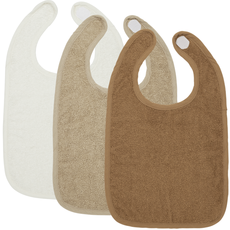 Velcro hagesmæk frotté Offwhite/Sand/Toffee