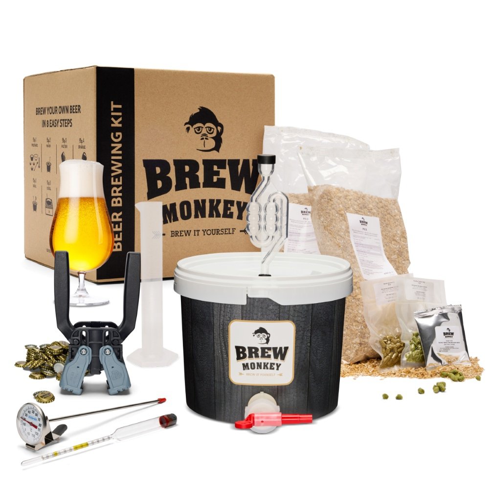 Kit de elaboración de cerveza Brew Monkey - Tripel completo