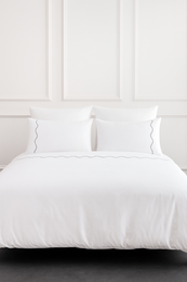 Sophia pillowcase lavet af 100% lang hæfteklammer bomuld percale, sæt på 2