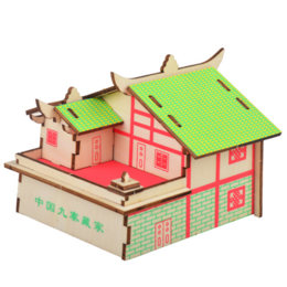 Bausatz Tibetan House- Farbe