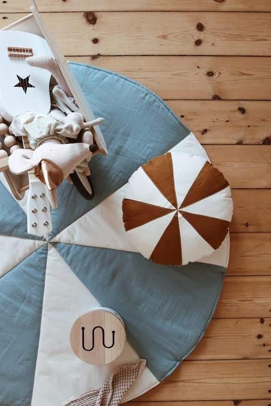 Almohada Patchwork “Caramelo Caramelo”