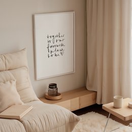 Poster: Together is our favourite place to be