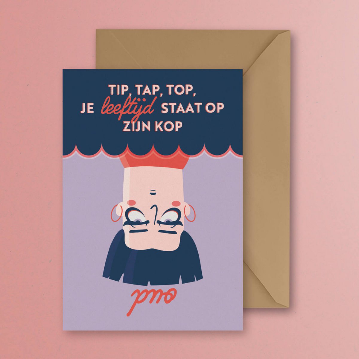 Sarcazy Tip Tap Top fødselsdagskort