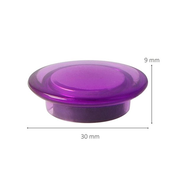 Magnet Westcott ist. transp. Farbpackung mit 10 Stück 30x8mm, 900gr.