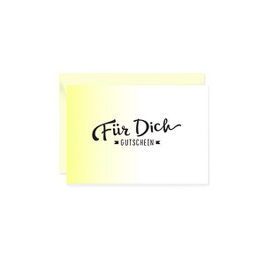 Mini-Grußkarte für Dich
