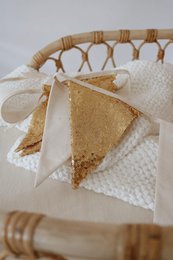 Guirlande de Sequins « Or et Beige »