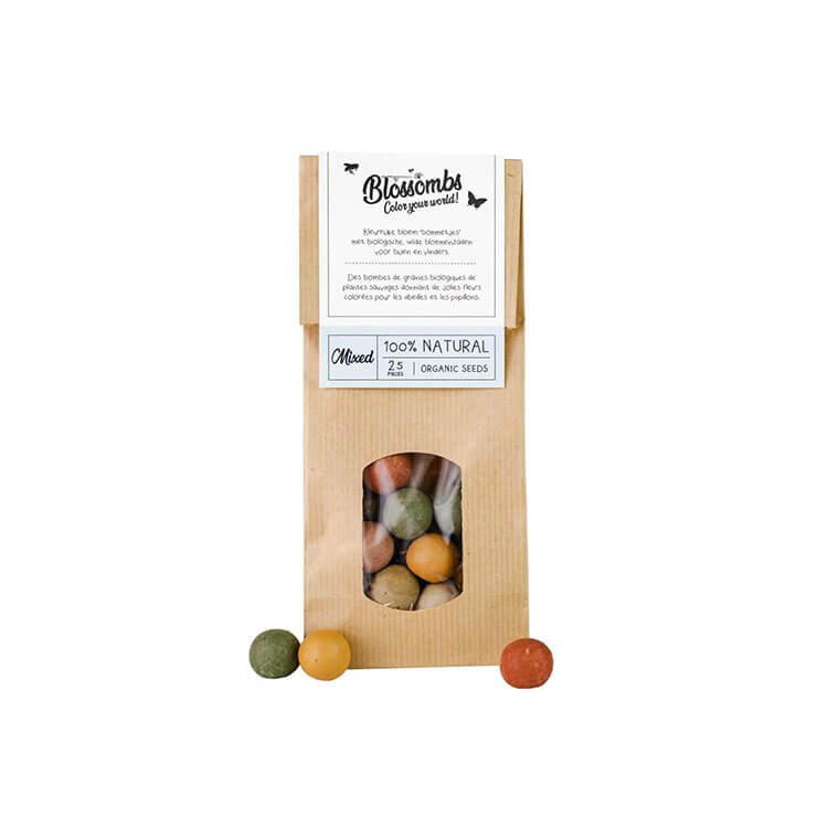 Kraft Bag 10 Pieces Seed Bomb