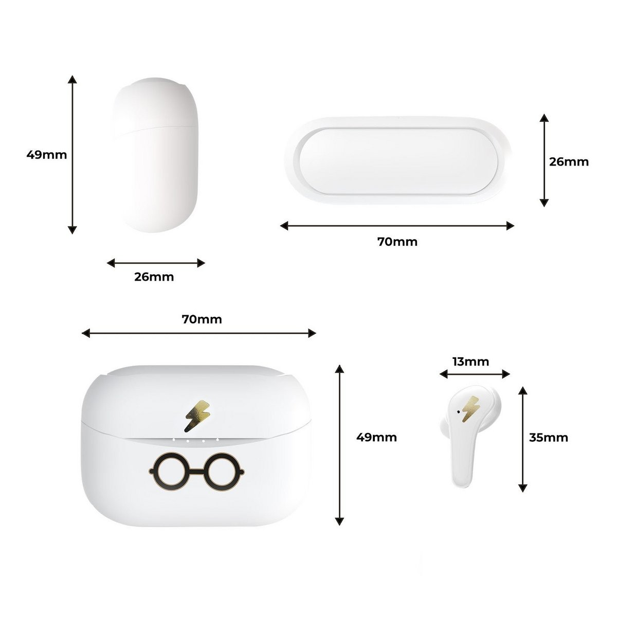 Harry Potter - Lunettes - Écouteurs TWS