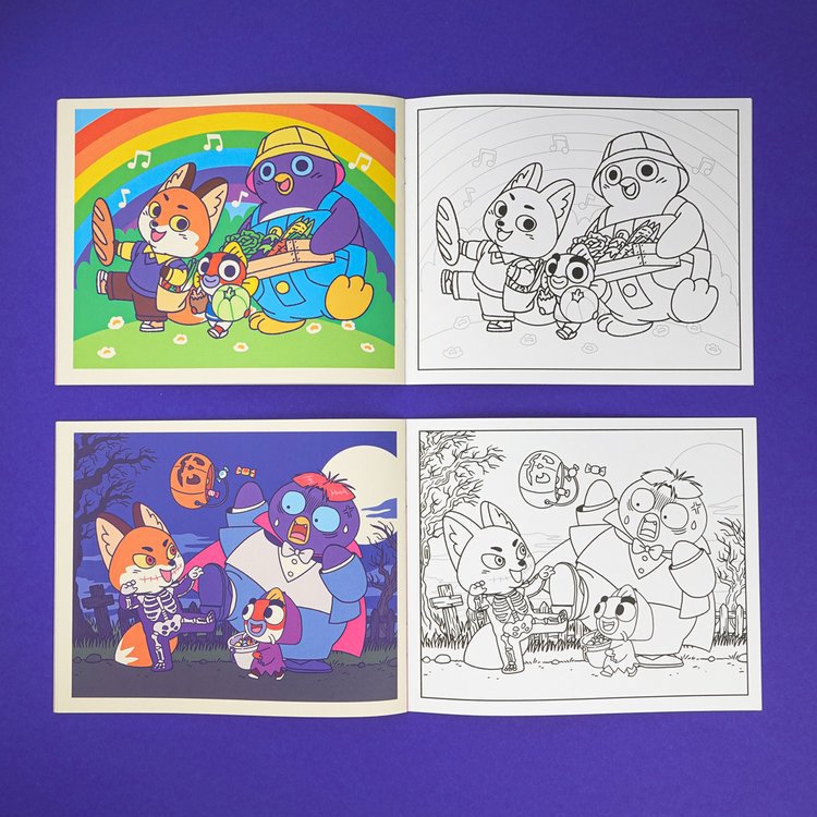 Pequeño cuaderno para colorear "Rémi et Compagnie" - 28 páginas