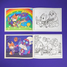 Piccolo taccuino da colorare "Rémi et compagnie" - 28 pagine