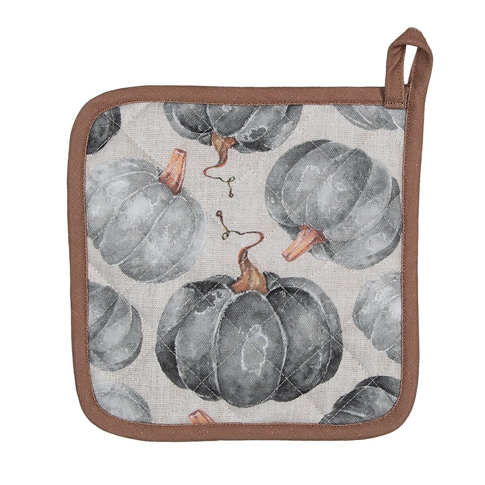 Pfannkuchen 20x20 cm grauer Baumwollkürbis